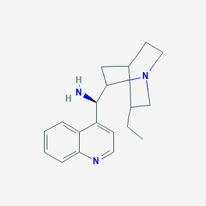 molecular formula C19H25N3 B1494535 (1R)-(5-Ethylquinuclidin-2-yl)(quinolin-4-yl)methanamine 