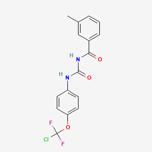 Urea, 1-[4-(chlorodifluoromethoxy)phenyl]-3-(3-methylbenzoyl)-