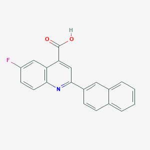 6-Fluoro-2-(2-naphthyl)quinoline-4-carboxylic acid