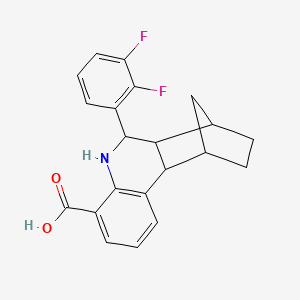 6-(2,3-Difluorophenyl)-5,6,6a,7,8,9,10,10a-octahydro-7,10-methanophenanthridine-4-carboxylic acid