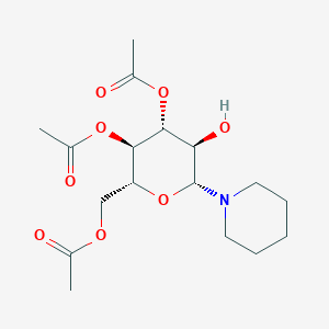 molecular formula C17H27NO8 B1494581 N-(3,4,6-Tri-O-acetyl-b-D-glucopyranosyl)piperidine 