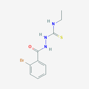 2-[(2-bromophenyl)carbonyl]-N-ethylhydrazinecarbothioamide