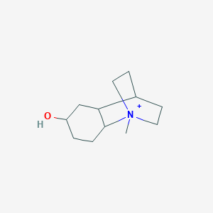 molecular formula C12H22NO+ B14945867 6-Hydroxy-1-methyldecahydro-1,4-ethanoquinolinium 