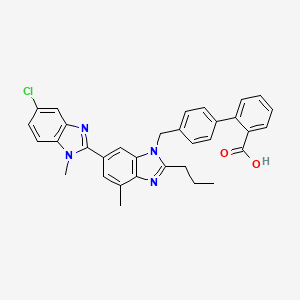 molecular formula C33H29ClN4O2 B1494590 Unii-J2svs0I6YM CAS No. 885045-90-9