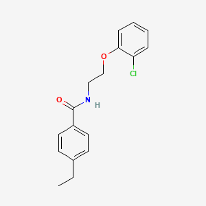 N-[2-(2-chlorophenoxy)ethyl]-4-ethylbenzamide