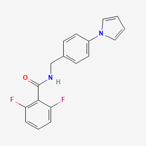 2,6-difluoro-N-[4-(1H-pyrrol-1-yl)benzyl]benzamide