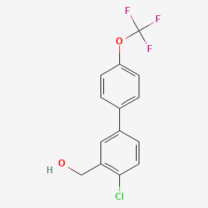 molecular formula C14H10ClF3O2 B1494598 4-Chloro-4'-(trifluoromethoxy)biphenyl-3-methanol 