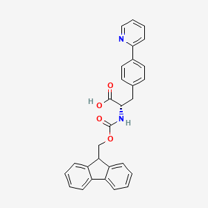 (2S)-2-({[(9H-fluoren-9-yl)methoxy]carbonyl}amino)-3-[4-(pyridin-2-yl)phenyl]propanoicacid