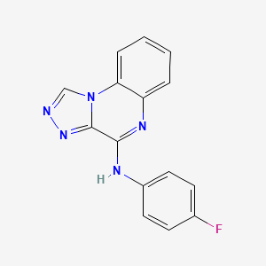 N-(4-fluorophenyl)[1,2,4]triazolo[4,3-a]quinoxalin-4-amine