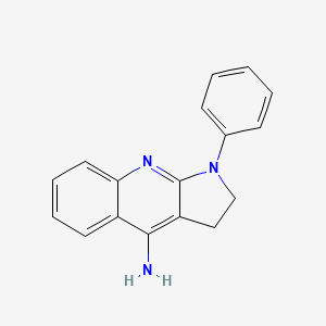 molecular formula C17H15N3 B14946092 1-Phenyl-2,3-dihydropyrrolo[2,3-b]quinolin-4-amine CAS No. 230308-39-1