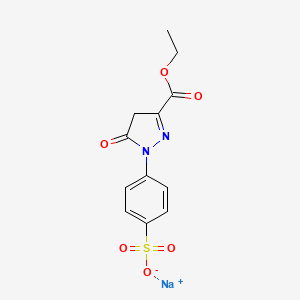 Sodium 4-(3-(ethoxycarbonyl)-5-oxo-4,5-dihydro-1H-pyrazol-1-yl)benzenesulfonate