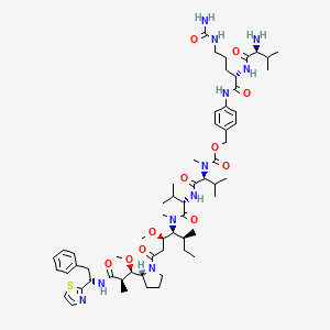 molecular formula C60H93N11O11S B1494621 Vat-Cit-PAB-Monomethyl Dolastatin 10 