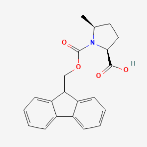 molecular formula C21H21NO4 B1494625 (2S,5S)-Fmoc-5-methylpyrrolidine-2-carboxylic acid 