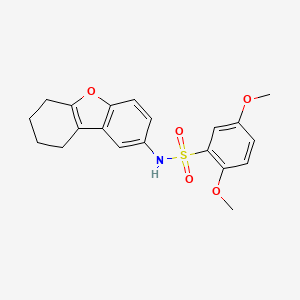 2,5-dimethoxy-N-(6,7,8,9-tetrahydrodibenzo[b,d]furan-2-yl)benzenesulfonamide