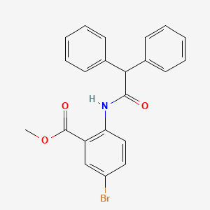 Methyl 5-bromo-2-[(2,2-diphenylacetyl)amino]benzoate