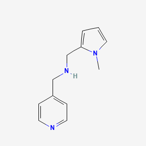 molecular formula C12H15N3 B14946403 1-(1-methyl-1H-pyrrol-2-yl)-N-(pyridin-4-ylmethyl)methanamine 