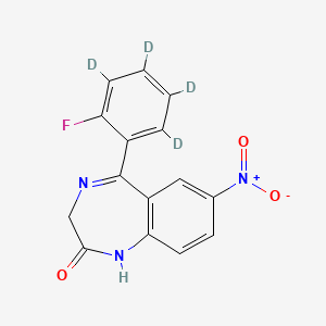 molecular formula C15H10FN3O3 B1494641 Desmethylflunitrazepam-D4 CAS No. 1397234-19-3