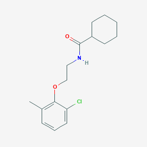 N-[2-(2-chloro-6-methylphenoxy)ethyl]cyclohexanecarboxamide