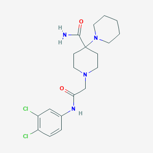 1'-{2-[(3,4-Dichlorophenyl)amino]-2-oxoethyl}-1,4'-bipiperidine-4'-carboxamide