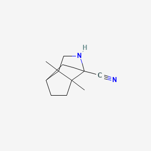 molecular formula C11H16N2 B14946492 3a,6a-dimethylhexahydro-1,4-methanocyclopenta[c]pyrrole-1(2H)-carbonitrile 