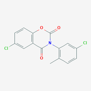 6-chloro-3-(5-chloro-2-methylphenyl)-2H-1,3-benzoxazine-2,4(3H)-dione