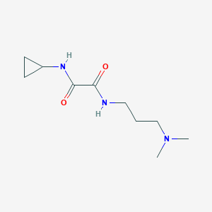 molecular formula C10H19N3O2 B14946585 N-cyclopropyl-N'-[3-(dimethylamino)propyl]ethanediamide 