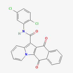 N-(2,5-dichlorophenyl)-6,11-dioxo-6,11-dihydrobenzo[f]pyrido[1,2-a]indole-12-carboxamide