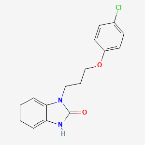 1-[3-(4-chlorophenoxy)propyl]-1,3-dihydro-2H-benzimidazol-2-one