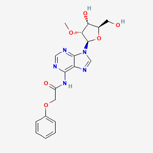 molecular formula C19H21N5O6 B1494672 2'-O-Methyl-N6-phenoxyacetyladenosine 