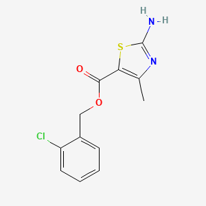 2-Chlorobenzyl 2-amino-4-methyl-1,3-thiazole-5-carboxylate