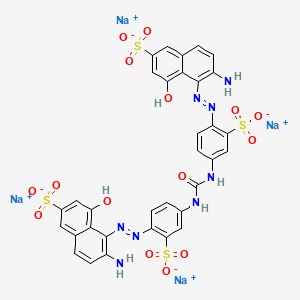 molecular formula C33H22N8Na4O15S4 B1494696 Direct red 75 tetrasodium salt CAS No. 2829-43-8
