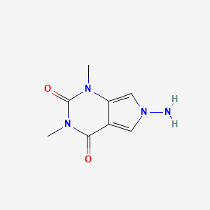 molecular formula C8H10N4O2 B14946977 6-Amino-1,3-dimethylpyrrolo[3,4-d]pyrimidine-2,4-dione 