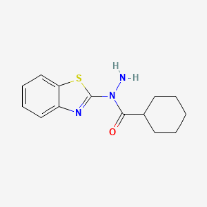 molecular formula C14H17N3OS B14947004 N-(1,3-Benzothiazol-2-yl)cyclohexanecarbohydrazide 