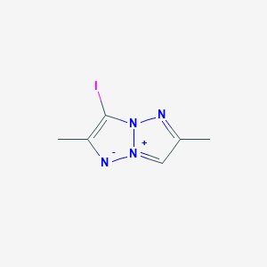 4-iodo-3,7-dimethyl-5,6-diaza-1-azonia-2-azanidabicyclo[3.3.0]octa-1(8),3,6-triene