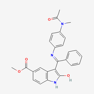 molecular formula C26H23N3O4 B1494708 Nintedanib N-Acetyl Aniline Analog 