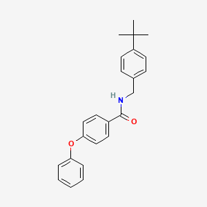 N-[(4-tert-butylphenyl)methyl]-4-phenoxybenzamide