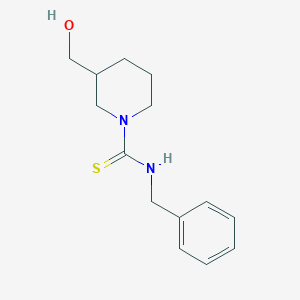 molecular formula C14H20N2OS B14947114 N-benzyl-3-(hydroxymethyl)piperidine-1-carbothioamide 