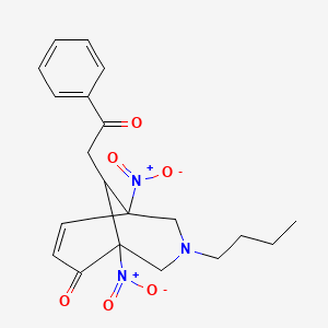 3-Butyl-1,5-dinitro-9-(2-oxo-2-phenylethyl)-3-azabicyclo[3.3.1]non-7-en-6-one