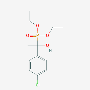 molecular formula C12H18ClO4P B14947181 Diethyl [1-(4-chlorophenyl)-1-hydroxyethyl]phosphonate 