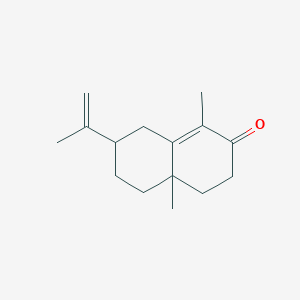 molecular formula C15H22O B149472 (+)-4,11-Eudesmadien-3-one CAS No. 132983-05-2