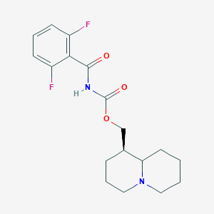 (1R)-octahydro-2H-quinolizin-1-ylmethyl [(2,6-difluorophenyl)carbonyl]carbamate