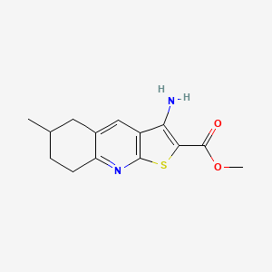 Methyl 3-amino-6-methyl-5,6,7,8-tetrahydrothieno[2,3-b]quinoline-2-carboxylate