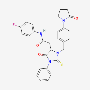 molecular formula C28H25FN4O3S B14947268 C28H25FN4O3S 