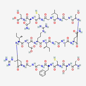 molecular formula C83H137N29O30S2 B1494727 Atriopeptin 21 CAS No. 89106-96-7