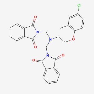 2,2'-({[2-(4-chloro-2-methylphenoxy)ethyl]imino}dimethanediyl)bis(1H-isoindole-1,3(2H)-dione)