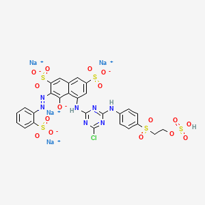 molecular formula C27H18ClN7Na4O16S5 B1494749 C.I.Reactive Red 227 CAS No. 23354-53-2