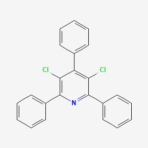 molecular formula C23H15Cl2N B14947594 3,5-Dichloro-2,4,6-triphenylpyridine 