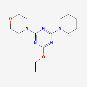 2-Ethoxy-4-(morpholin-4-yl)-6-(piperidin-1-yl)-1,3,5-triazine