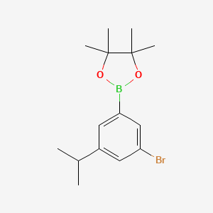 molecular formula C15H22BBrO2 B1494768 3-Bromo-5-isopropylphenylboronic acid pinacol ester 