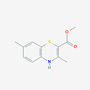 methyl 3,7-dimethyl-4H-1,4-benzothiazine-2-carboxylate